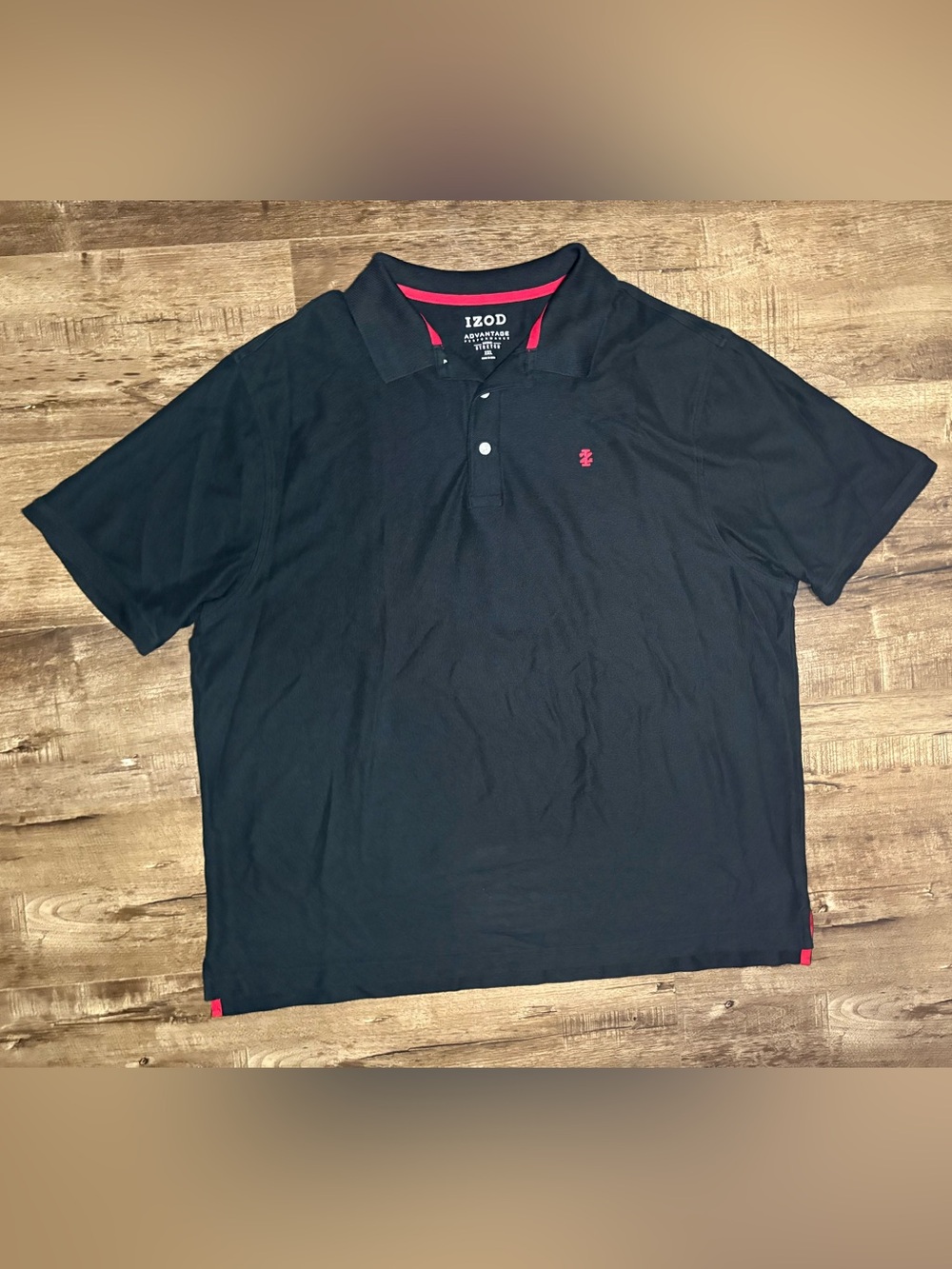 IZOD Men's Polo with Red Trim